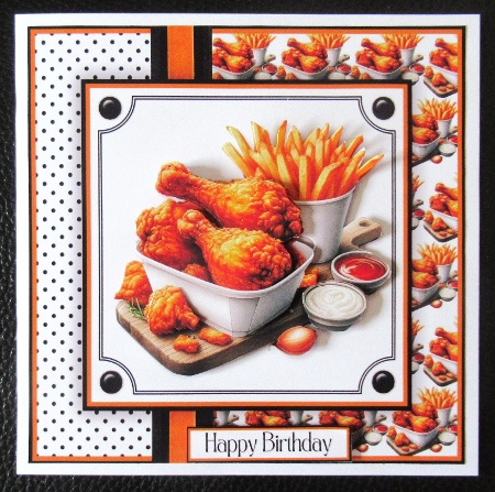 Fast Food Bumper Set 6x6 inch by Davina Rundle