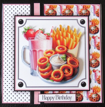 Fast Food Bumper Set 6x6 inch by Davina Rundle