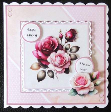 Blooming Rose Posies by Davina Rundle