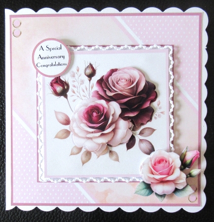 Blooming Rose Posies by Davina Rundle