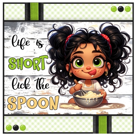 Crazy Cook No.4 6x6 inch Mini Kit by Davina Rundle