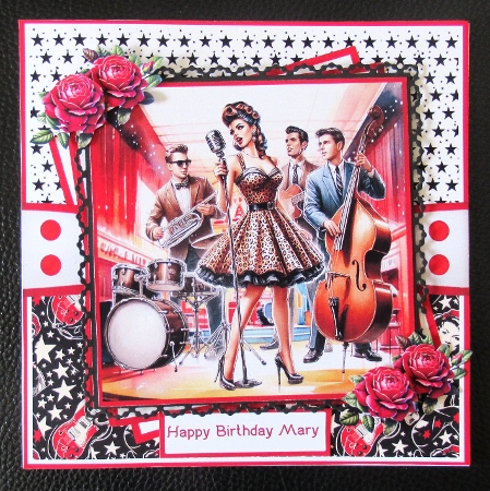 Rockabilly Sock Hop Mini Kit 7x7 by Davina Rundle