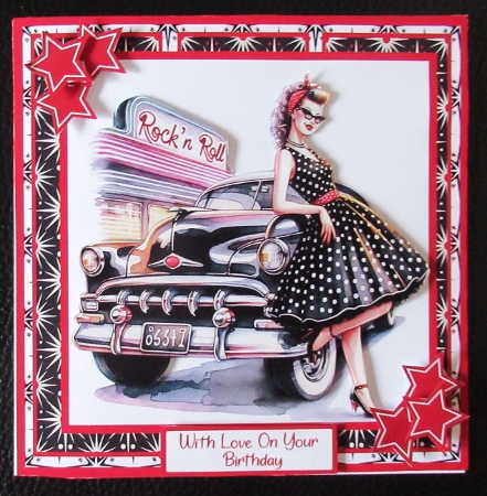 Classic Rockabilly Mini Kit 7x7 by Davina Rundle