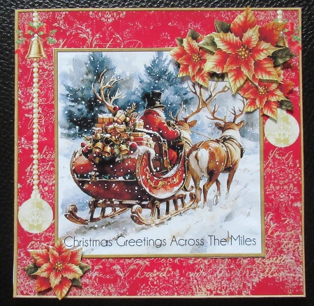 Santas Sleigh 1 Mini Kit 7x7 by Davina Rundle