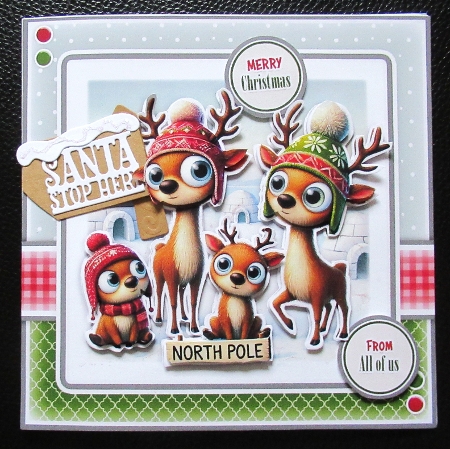 Quirky Reindeer Mini Kit by Davina Rundle