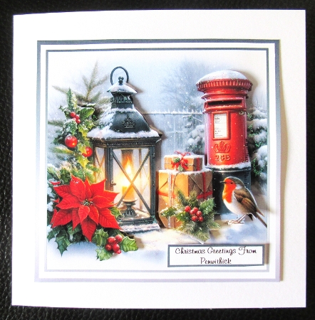 christmas postbox by Davina Rundle