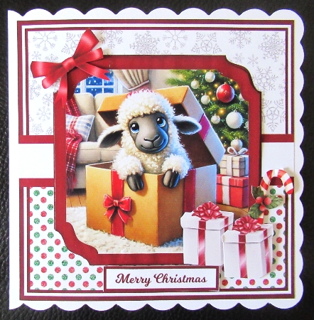 CUTE CHRISTMAS SHEEP by Davina Rundle