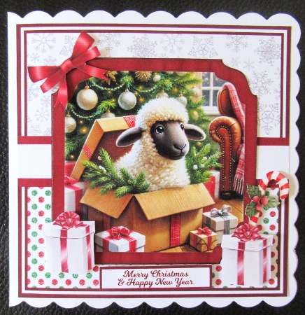 CUTE CHRISTMAS SHEEP by Davina Rundle