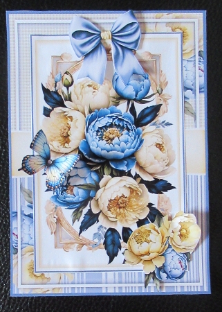 Summer Peonies With 3 Toppers - Makes 3 Cards by Davina Rundle