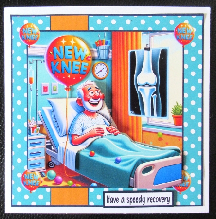 My new knee 8x8 by Davina Rundle