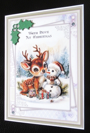  Set of 3 ~ Jolly Christmas Wishes Mini Kit by Davina Rundle