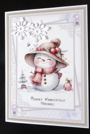  Set of 3 ~ Jolly Christmas Wishes Mini Kit by Davina Rundle