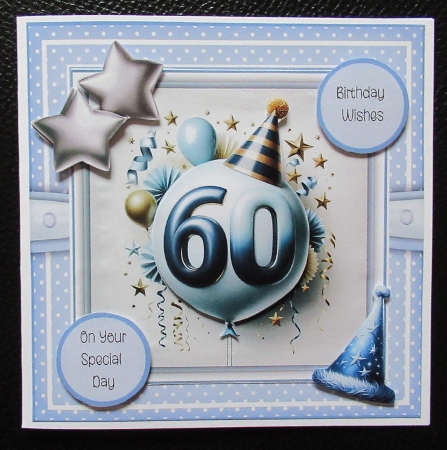 Milestone Balloons Male 60 by Davina Rundle