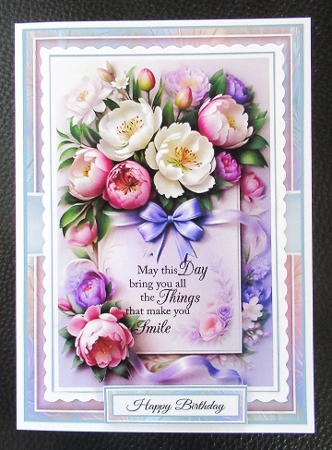 May This Day With 3 Toppers - Makes 3 Cards by Davina Rundle