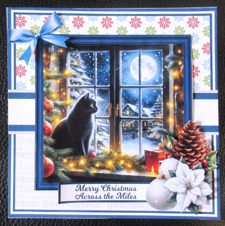 CHRISTMAS EVE CATS by Davina Rundle