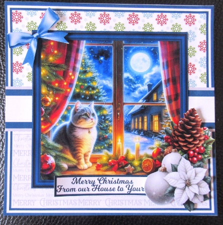 CHRISTMAS EVE CATS by Davina Rundle