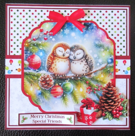 CHRISTMAS OWLS by Davina Rundle