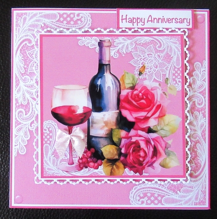 Wine and Flower Mini Kit 7x7 by Davina Rundle