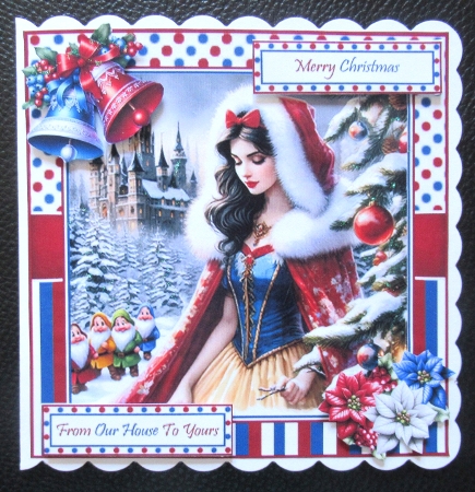 Snow White Mini Kit With Set Of 3 Card Fronts by Davina Rundle