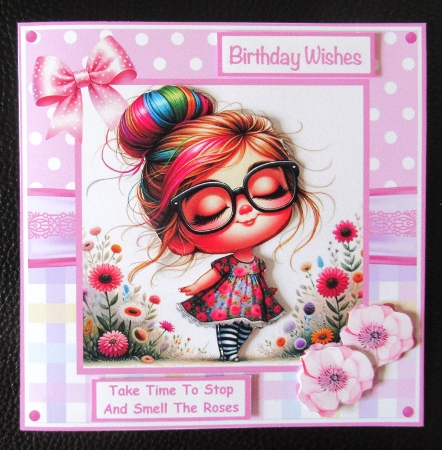Stop and Smell the Roses Mini Kit 7x7 by Davina Rundle