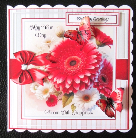 Summer Blooms & Butterflies 2 With Set Of 3 Card Fronts  by Davina Rundle