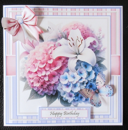 Summer Blooms & Butterflies 3 With Set Of 3 Card Fronts  by Davina Rundle