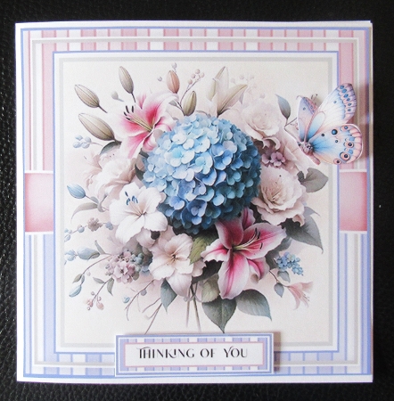 Summer Blooms & Butterflies 3 With Set Of 3 Card Fronts  by Davina Rundle