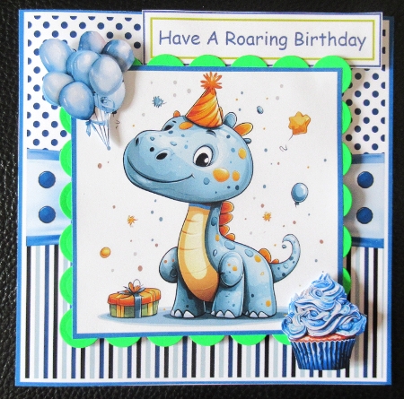 Dino Birthday Mini Kit 7x7 by Davina Rundle