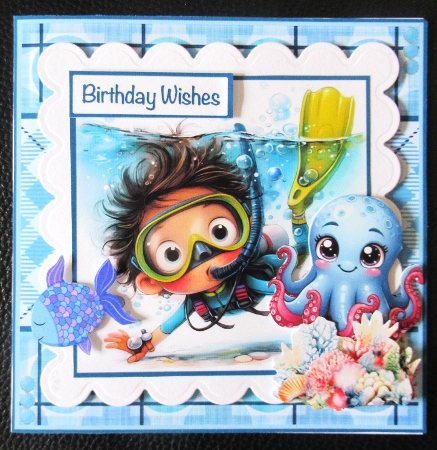 Underwater Fun Mini Kit 7x7 by Davina Rundle