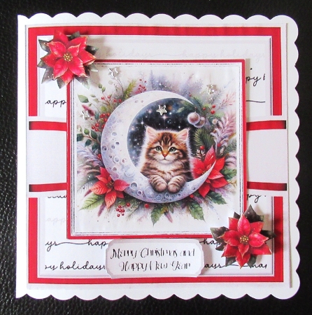 Christmas Moon_Cats by Davina Rundle