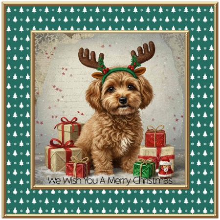 Festive Pups  by Davina Rundle