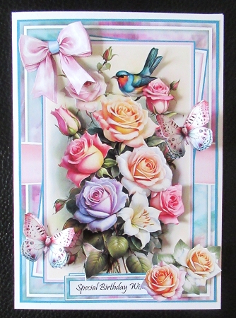 Petals & Wings Mini Kit With Set Of 4 Toppers by Davina Rundle