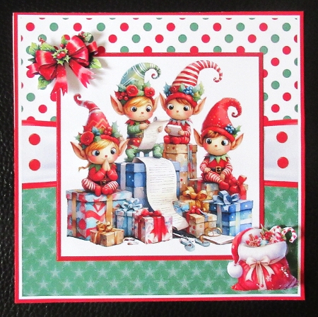 Santas Elves Mini Kit 7x7 by Davina Rundle