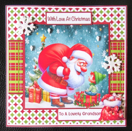 Santa Claus #2 Mini Kit 7x7 by Davina Rundle
