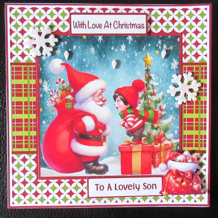 Santa Claus #2 Mini Kit 7x7 by Davina Rundle