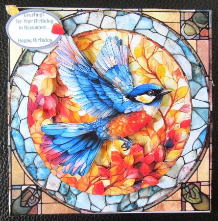 Stained Glass -Autumn by Davina Rundle