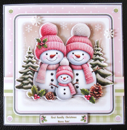 Snowman Family Mini Kit by Davina Rundle