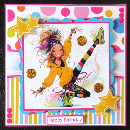 Hip Hop Dancers Mini Kit 7x7 by Davina Rundle