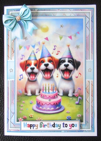 Happy Birthday To You With Set Of 4 Toppers by Davina Rundle
