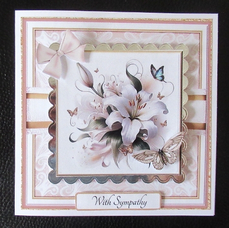 Lilies and Butterflies by Davina Rundle