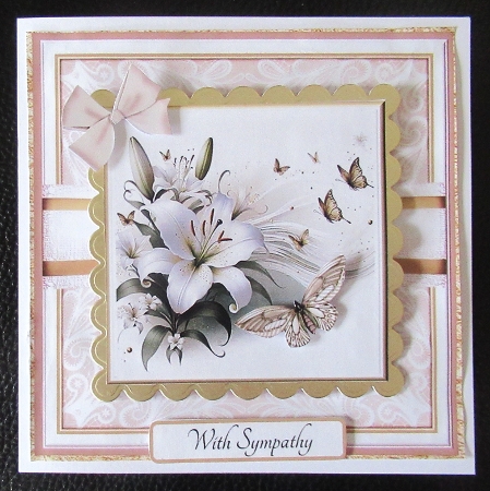 Lilies and Butterflies by Davina Rundle