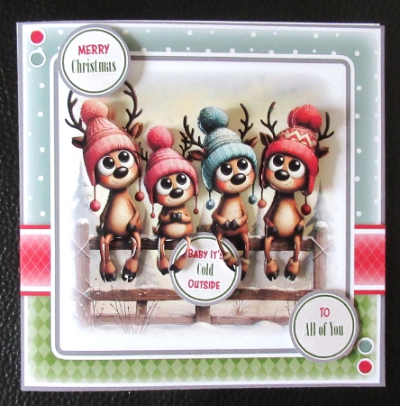 Quirky Reindeer 2 Mini Kit by Davina Rundle