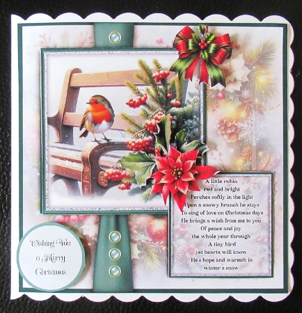 A Little Robin Red and Bright by Davina Rundle