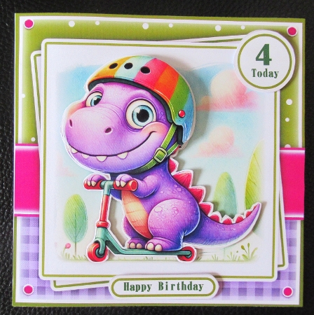 Scooter Dinosaur Mini Kit With Ages 2 to 8 Yrs by Davina Rundle