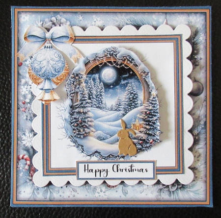 Christmas Snowy Windows 2 - 6x6 Mini Kit by Davina Rundle