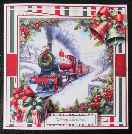 Christmas Train With 4 Toppers by Davina Rundle