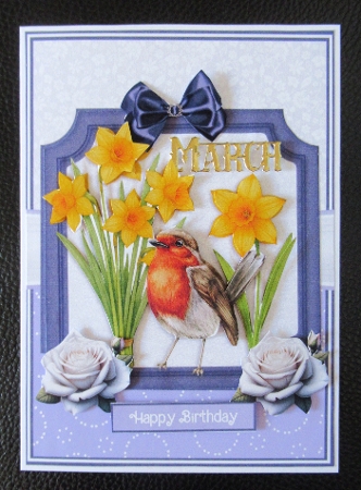 BIRTH MONTH FLOWERS & BIRDS set 1 by Davina Rundle