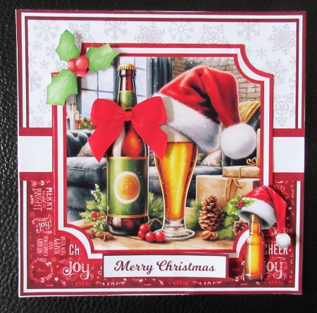 HOPPY CHRISTMAS 6x6 5x7 by Davina Rundle