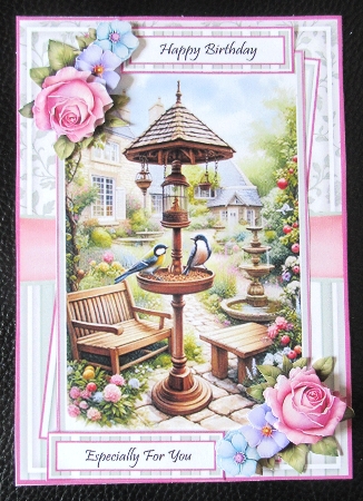 The Bird Table With Set Of 4 Toppers by Davina Rundle