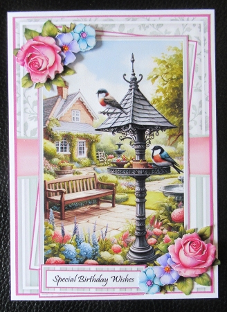 The Bird Table With Set Of 4 Toppers by Davina Rundle